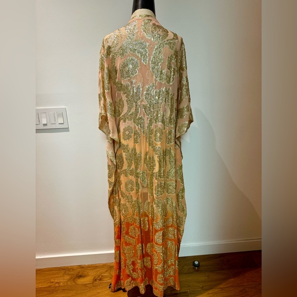MISS JUNE PARIS Bodhi Kaftan Maxi - Peach - Picture 8 of 8